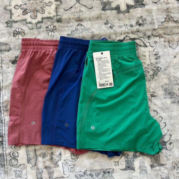 lululemon athletica Other - Lululemon Men's Shorts Trio - Green, Blue/purple, Pink/mauve